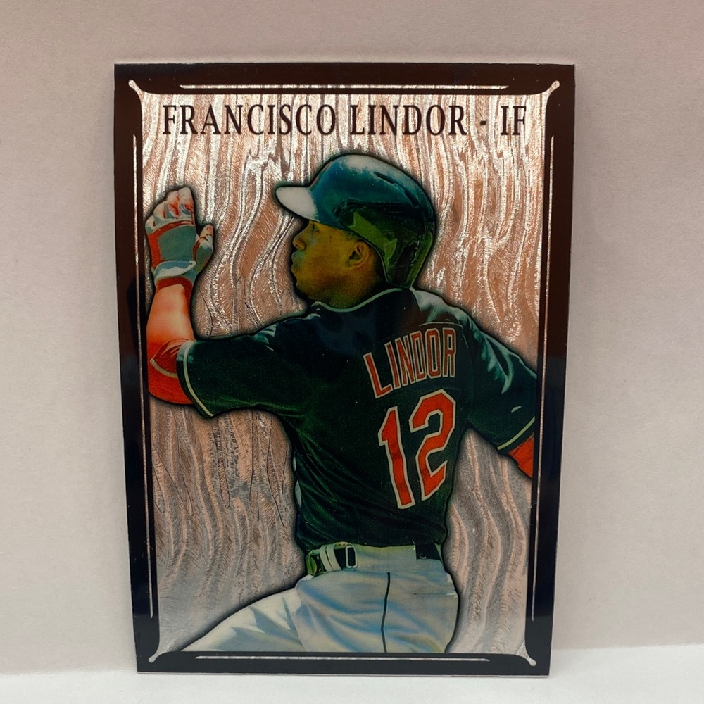 Francisco Lindor Indians Custom Card (079)